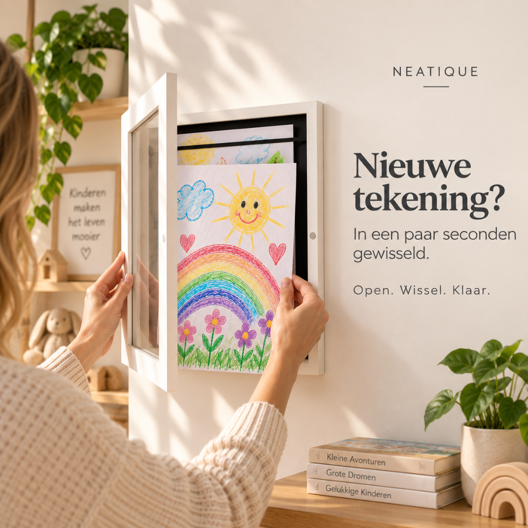 Neatique - ArtNest™ Kinderkunst Display | Bewaar Mooie Herinneringen, Zonder Rommel