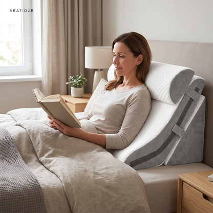 Neatique – Velora™ Verstelbare Comfortondersteuning | Comfortabeler Zitten & Lezen