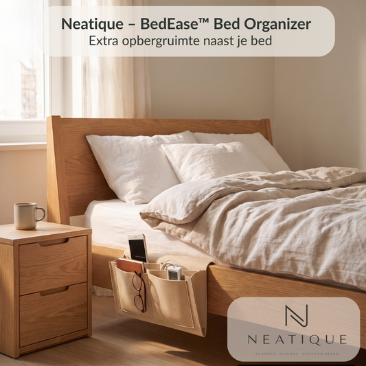 Neatique – BedEase™ Bed Organizer – Extra opbergruimte naast je bed