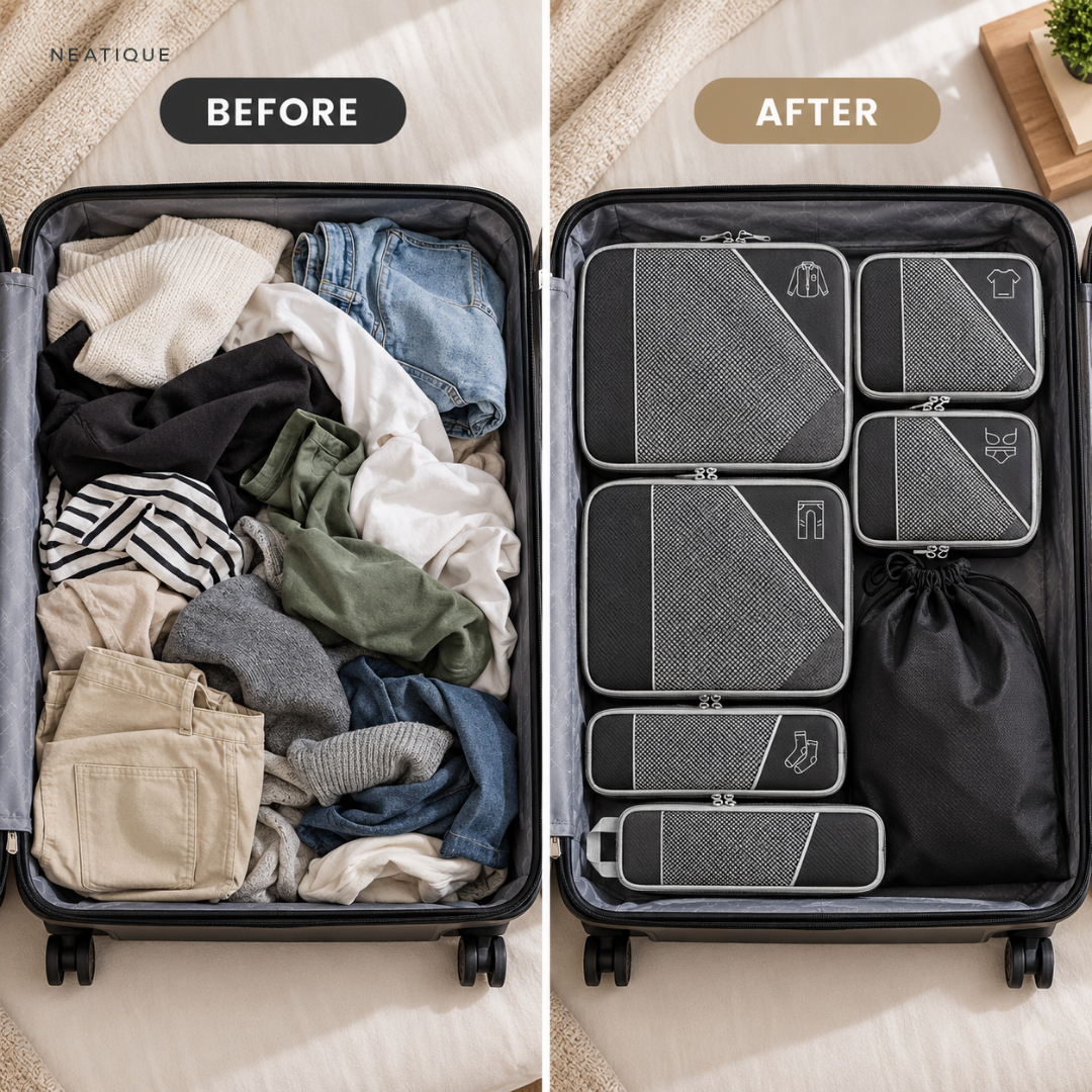 Neatique – SpaceFold™ Kledingorganizers | Meer Ruimte, Meer Overzicht