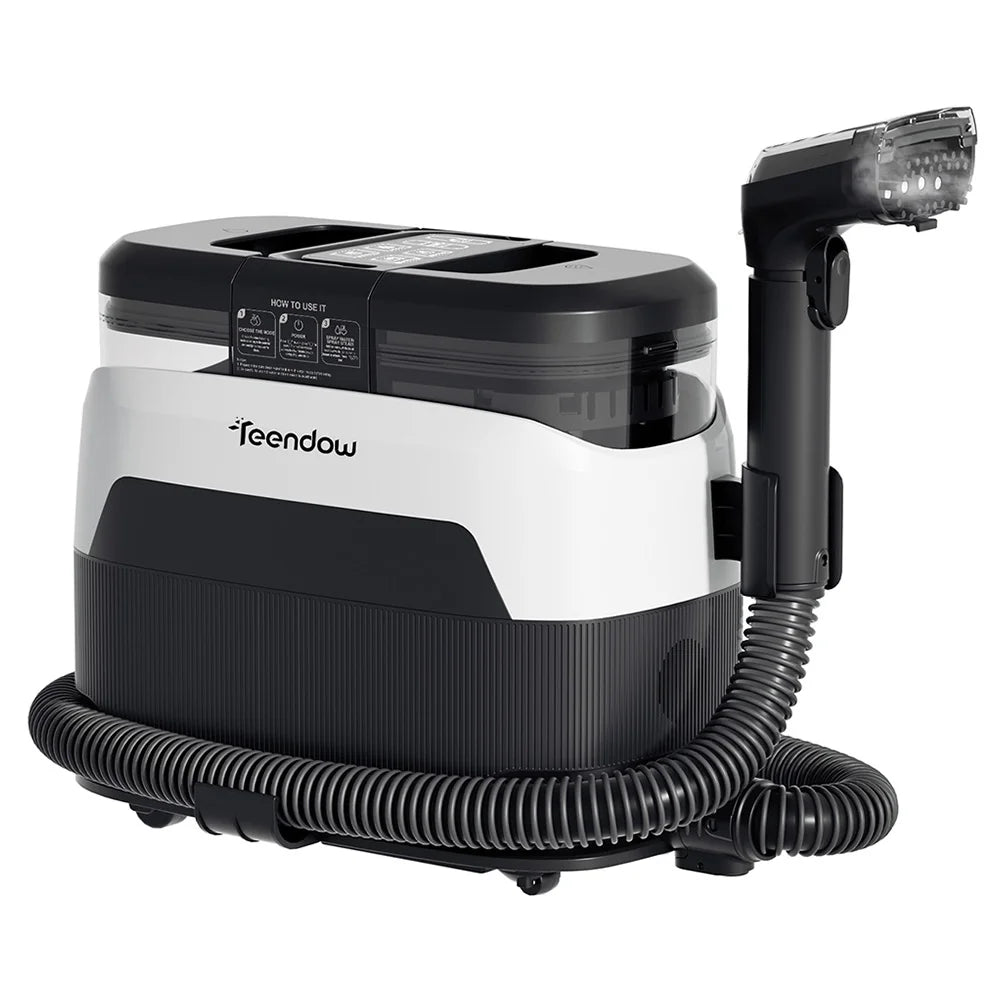 Teendow C6 Max 3-in-1 Upholstery and Carpet Cleaner 1650W Steam 12000Pa Suction Dual Tanks Pet-Friendly