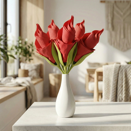EverBloom Servettenhouder met bloemen – Elegant tafelaccessoire voor aan tafel